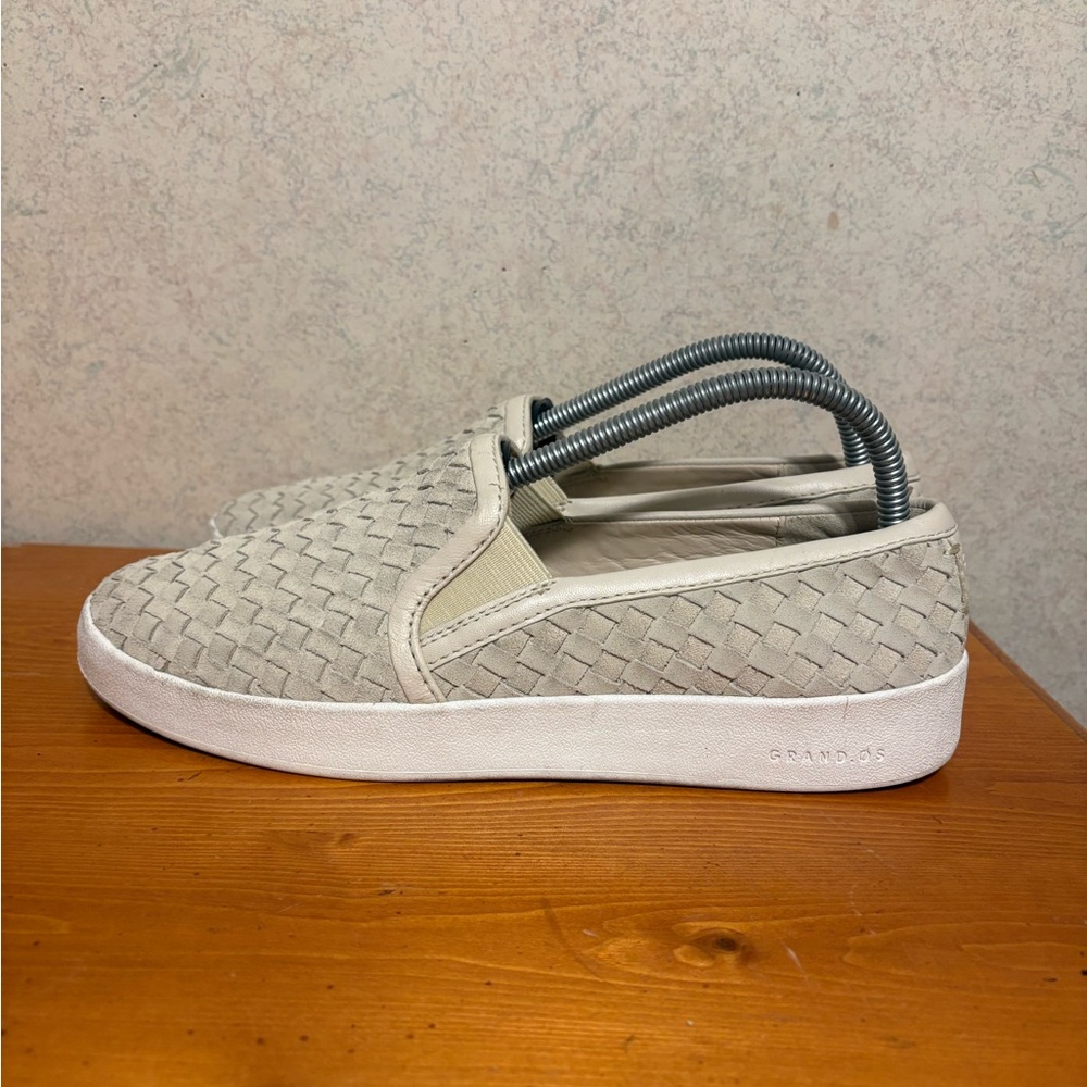 Cole Haan Grandpro Spectator Slip On Loafer Sneaker Woven Leather Size 9 B